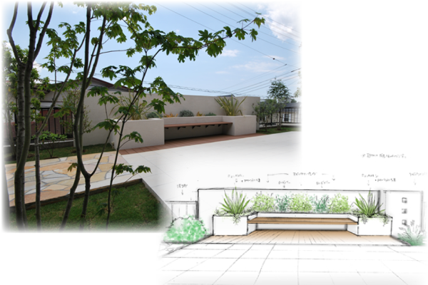 丁寧に紡ぐマインズのエクステリア